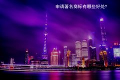 申请著名商标有哪些好处?